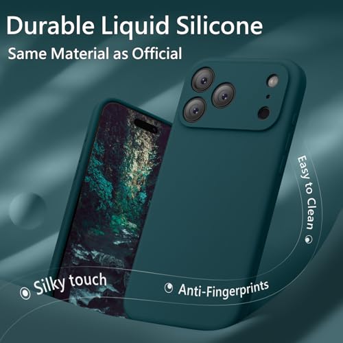 Image of FireNova Magnetic for iPhone 17 Pro Case, Compatible with MagSafe, [Integrated Silicone Camera Control Button] [Camera Protection] Anti-Scratch Microfiber Lining Phone Case, 6.3 inch, Teal