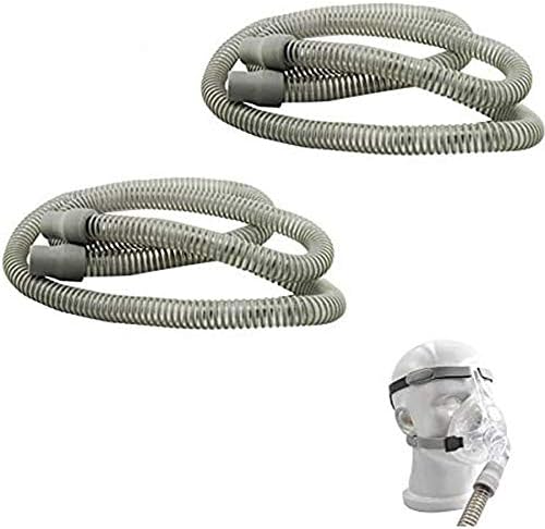 NIMOA CPAP-Schlauch 1,8 M – Universeller Beatmungsschlauch (22 Mm) Für Schlafapnoe-Geräte, Steril, Flexibel, Inklusive Silikonanschluss
