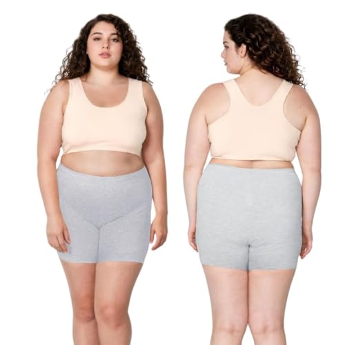 Image of Adira | Under Dress Shots for Women | Plus Size Women Tights Shorts | Soft & Comfy, Knitted Stretchy Fabric | Shorts for Dress | Women Inner Shorts | Plus Size | Pack of 2