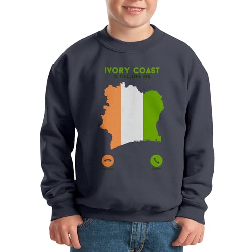 Sweatshirt enfant Ivory Coast is Calling Me pull imprimé hiver - 2