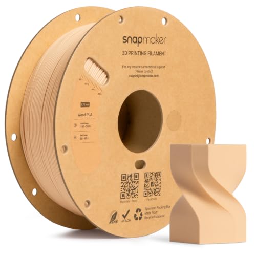 Image of Snapmaker Wood PLA Filament 1.75mm,3D Printer Filament 1kg(2.2lbs)