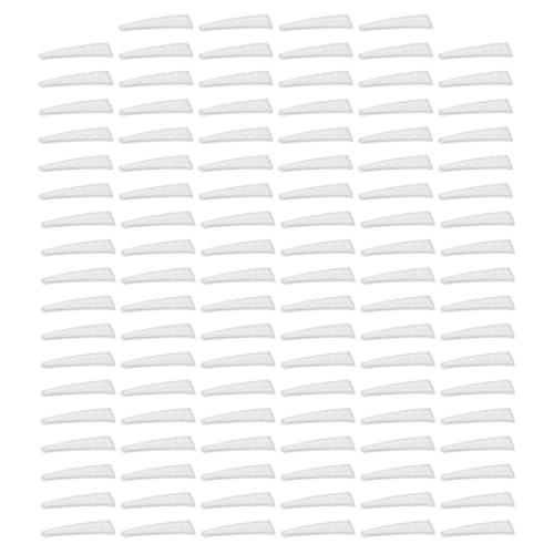 ABOOFAN Fundas Protectoras de Silicona para Punta de Pinzas de Acero Inoxidable, 200 Unidades, Cubierta Antideslizante para Clip de Codo, Accesorio de Repuesto para Pinzas de Depilación