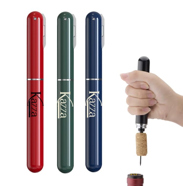 Ouvre bouteille à pression d'air KAZZA coffret cadeau pour amateurs de vin
