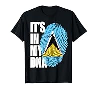 Great Christmas Present For any one thats Saint Lucian Nationality, Heritage, DNA, RACE Saint Lucian Saint Lucian Flag, Saint Lucian, Saint Lucia, Vintage, Proud, Nationality, Heritage, Race, DNA, Blood, Flag, Heritage Month, Lightweight, Classic fit...