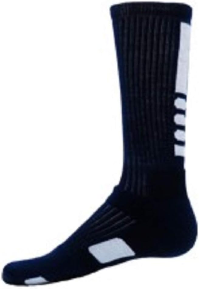 Legend 2.0 Crew Sock (Navy Blue/White - Medium)