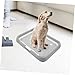 BESPORTBLE Indoor Dog Potty Tray Large Capacity Splashproof Pet Toilet for Dogs of All Durable Training Pad Holder Preventing Urine Spills and Floor Mess Suitable for Indoor Use