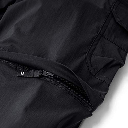 CQR カーゴパンツ コンバーチブル キッズ BXP432-BLK_2XS