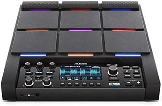 Alesis Strike Multipad 9-padowy instrument perkusyjny z samplerem, looperem, 2 wej./wyj., kartą dźwiękową, portem USB do wgrywania sampli i ekranem 4,3