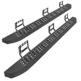 ROADGIVE 6" Wide Textured Black Running Boards Side Steps, Compatible with 2019-2024 Dodge Ram 1500 Crew Cab, Carbon Steel Step Rails Nerf Bars