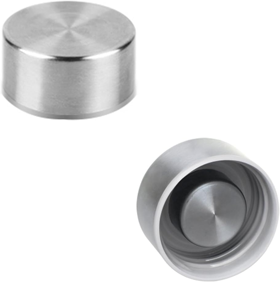 Ryaco Tappo per bottiglia d'acqua in acciaio inox di ricambio in vetro borosilicato 550 ml/750 ml/1000 ml (2 confezioni)