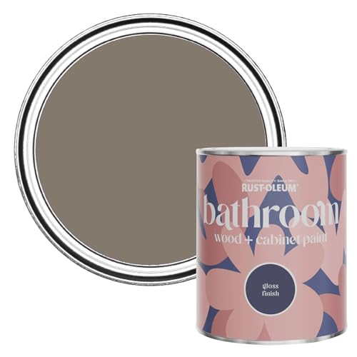 Rust-Oleum Mould, Mildew & Stain Resistant Bathroom Wood and Cabinet Paint in Gloss Finish - Windy Nook 750ml