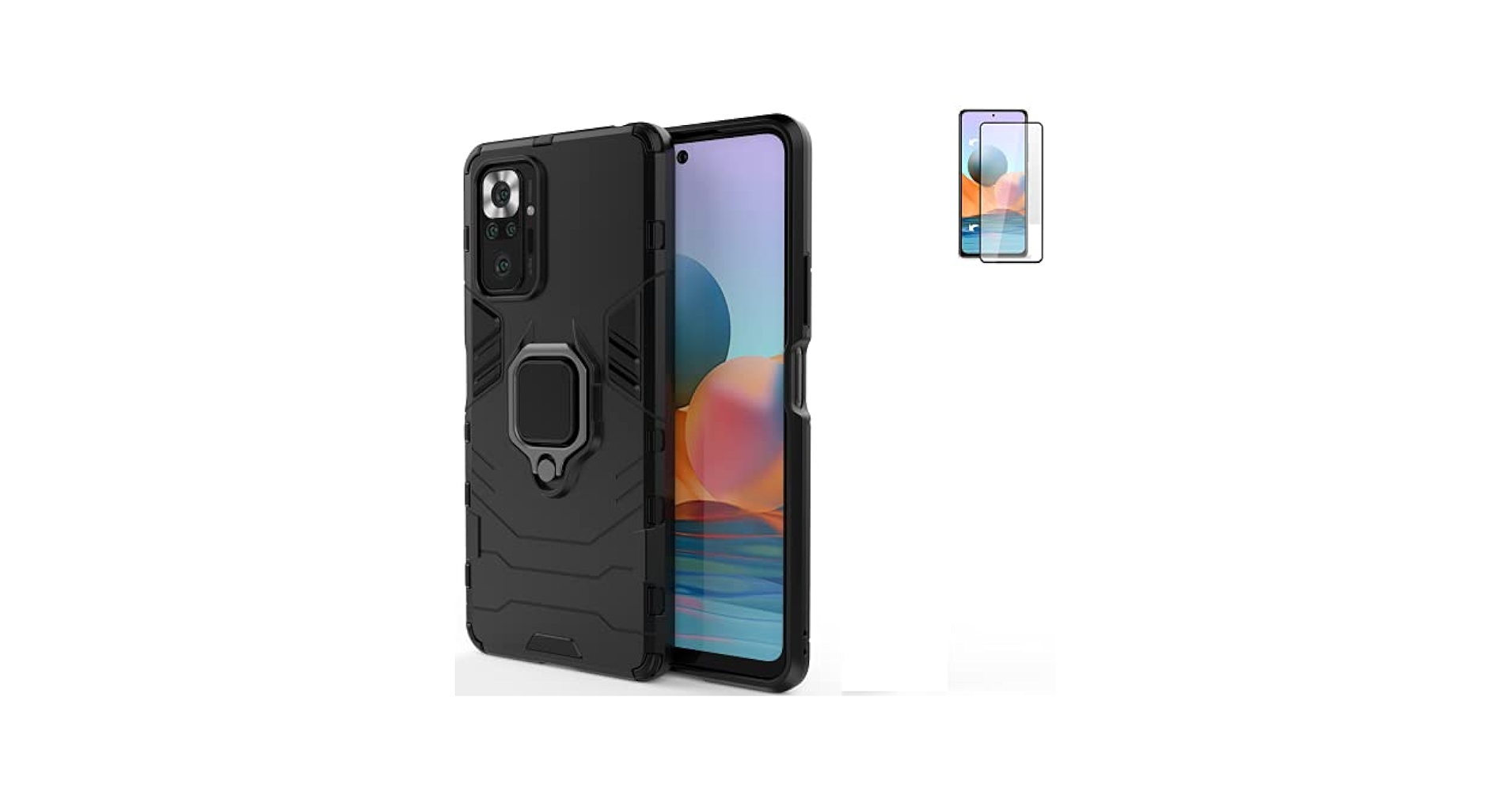 Amazon.com: for Xiaomi Redmi Note 10 Pro Case with Glass
