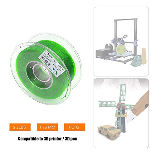 Filamentos da impressora do filamento 3D de PETG 1,75 milímetros de precisão dimensional da tenacida