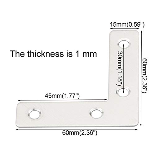 Pxyelec L Shape Repair Bracket Connector - Image 3