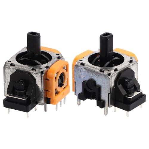 2pcs 3D Analog Sensor Joystick Replacement, Hall-Effect Joystick Module Controller Controller Analog Stick Replacement Potentiometer Replacement Compatible with Sony PS5 Analog Sensor
