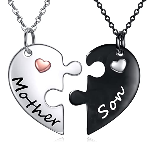 Cadeaux pour femme collier mère fille pendentif argent sterling ensemble bijoux sœur