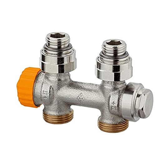 Heimeier Multilux eclypse afc Heizkörperventil r1/2" gerade, orange