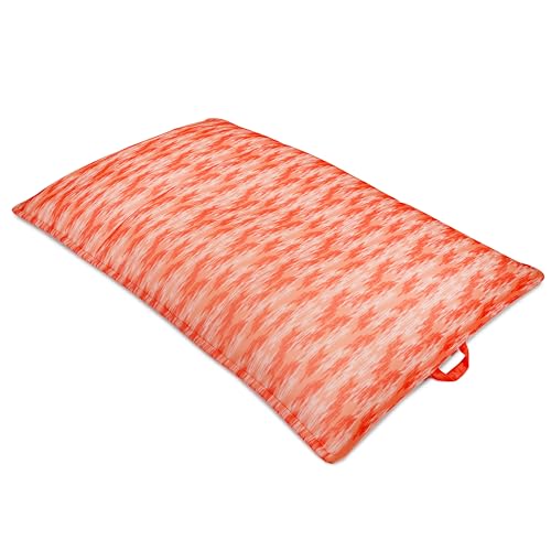 Big Joe Lagoon Lounger Pool Float, No Inflation Needed, Peach Glow by Big Joe - Used condition - US$109.06