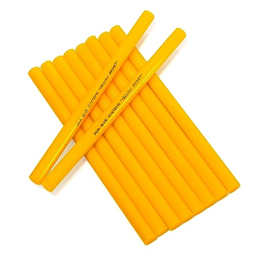 Image of Tabweld Black plague Yellow Jacket PDR Glue Stick Pack - Paintless Dent Repair Glue Pack (Yellow Jacket)
