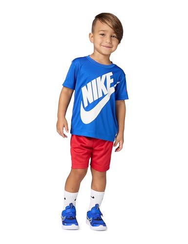 Image of Nike Boys' Dri-FIT Sportswear T-Shirt and Mesh Shorts 2-Piece Outfit Set