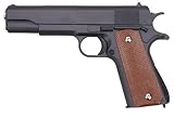 colt 1911 a1 Pistolet Airsoft : utilise des billes en plastique de calibre 6 mm - corps en métal