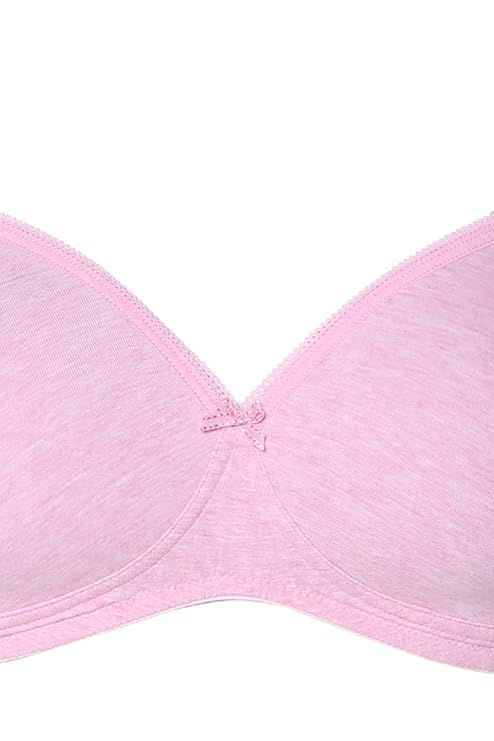 Image of Van Heusen Women's Cotton T-Shirt Bra|16 Hour Comfort|Everyday Bra|Breathable Perforated Cups|Anti Bacterial Tech|Sweat Absorbent|Padded|Wireless|Coverage|No Slip Soft Straps|Detachable Straps