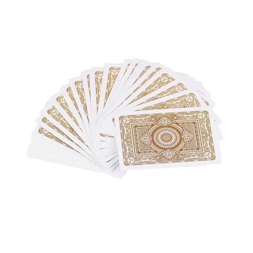 Image of casinoite Adult Monarch 100% Plastic Poker Playing Card Game- Brown