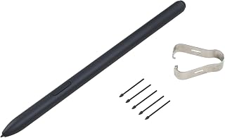 Electromagnetic Pen for Kindle Scribe, 4096 Pressure Levels, EMR Writing Pen with Eraser Function and Anti-False Touch, 5 Replacement Tips, Black
