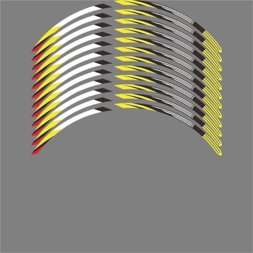 Autocollants roues moto NT 1100 design étanche pour jantes 17 pouces