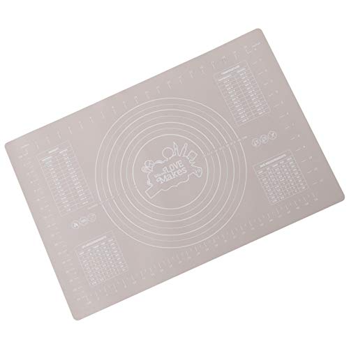 Hemoton Silicone Dough Mat Baking Tool for Baking Pastry Making Non Stick Non Slip Easy to Clean