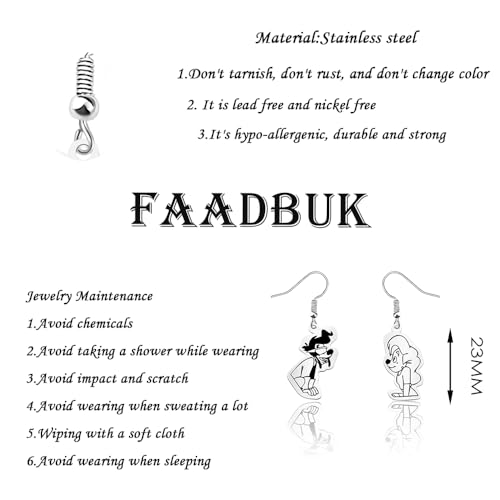 FAADBUK Cartoon Movie Inspired Earring Max Lover Gift Max Merchandise2