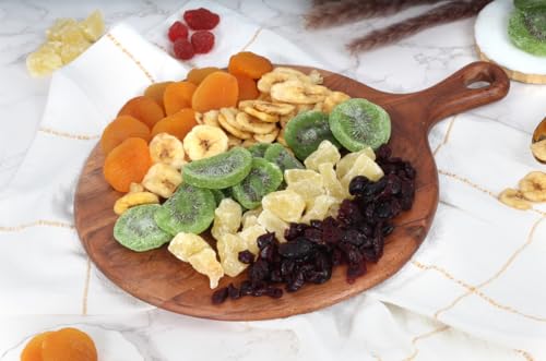 Valentines Day Tropical Dried Fruit Gift Basket - 9 Assortment - Gourmet Dried Fruit, Snack Box, In A Elegant Gift Box, Gift Set for Birthday, Anniversary, Sympathy, Healthy Gift Snack Box for Men and Women