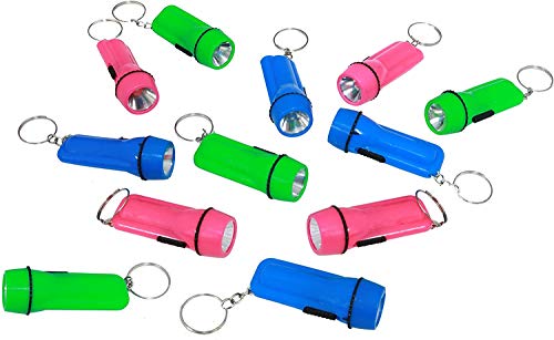Mini Flashlight Keychain 2 Plastic - 12 Pack Mini Flashlight Keychain 2" Plastic - 12 Pack
