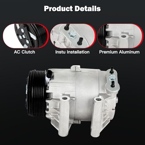 Image of cciyu AC Compressor for 2004-2006 Fit for Chevrolet Malibu 3.5L 3.9L