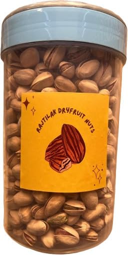 Image of RAJTILAK Dry Fruits Combo Pack of 2 | Roasted-Salted Pistachio & Seedless Green Raisins | Namkeen Pista & Kishmish | Nuts & Dry Fruits | Healthy & Tasty | Pack of 2x10g Each