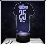 👉【 PER ORDINARE: BASTA CLICCARE SUL PULSANTE “PERSONALIZZA”】Scegli il formato della tua lampada 3D e la base luminosa tra 9 diverse basi (base base a batteria e USB touch 7 o 16 colori + telecomandi, altoparlante Bluetooth, sveglia, legno massiccio e molto altro ancora ...