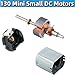 MTDELE 20Pcs Mini Small DC Motors 1.5V 3V 5V 6V 130 Micro Toy Electric Motors Compatible with for DIY Kids Projects