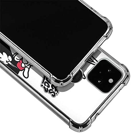 Skinit Clear Phone Case Compatible with Google Pixel 5a 5G - Officially Licensed Looney Tunes Retro Bugs Bunny Design