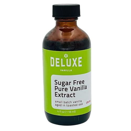Deluxe Vanilla Sugar Free Vanilla Extract, No Sugar Added. Pure ...
