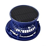 Photo Gallery gdfnmogo mini ventilatore a energia solare, rimovibile, ricarica usb, con 3 impostazioni di velocità, rotazione di 180-360 gradi, per attività all aperto, pesca, campeggio (blu scuro) Photo Gallery gdfnmogo mini ventilatore a energia solare, rimovibile, ricarica usb, con 3 impostazioni di velocità, rotazione di 180-360 gradi, per attività all aperto, pesca, campeggio (blu scuro)