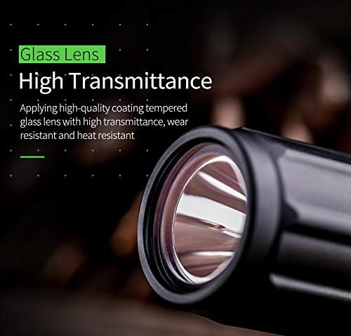Nextorch Led Torch Small Rechargeable 1400 Lumens High Performance Pocket Size EDC Flashlight for Camping Night Walking Emergency