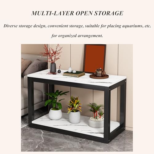 Support aquarium double couche meuble métal de salon pour plantes - 7