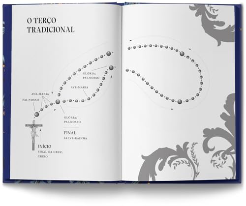 O livro das orações católicas: Capa Floral