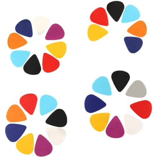 Mauedest 30Pcs Plectrums Celluloid Gitaar Picks Universele Pick 0.46 0.71 0.96mm Kleurrijke Comfortabele Voel B