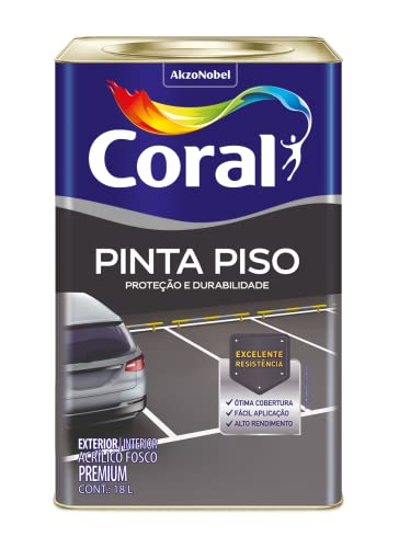 PINTA PISO CINZA MÉDIO 18L - CORAL