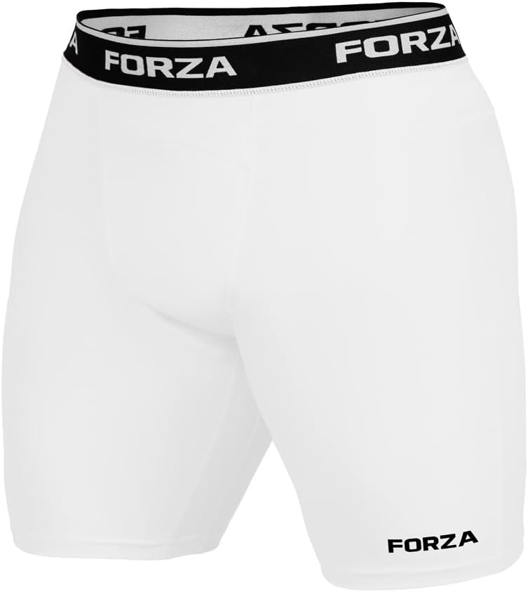 FORZA Men’s Compression Base Layer Shorts – Moisture-Wicking 4-Way Stretch, Quick-Dry, Anti-Odor, Flatlock Seams—XS to XXL