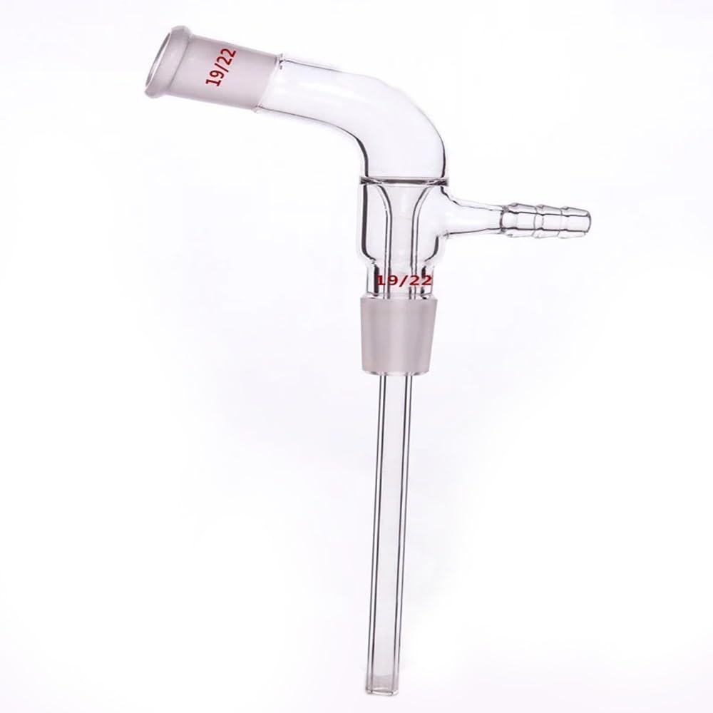 Rura odbiorcza próżniowego z długą szyjką, złącze 14/20 19/22 24/40, długość rury dolnej: 100 mm/200 mm, szkło borokrzemowe (Joint 14/20)