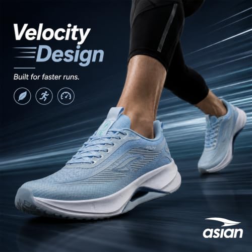Image of ASIAN Quantum-13 Men's Lightweight Running Shoes | Breathable Sports Sneakers with Advanced Cushioning for Running, Training Athletic Sports Shoes for Daily Use