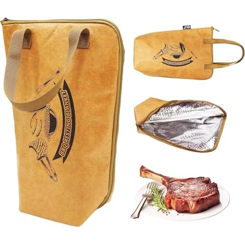 21in BBQ Blanket for Resting Meat, Smoking Meat Insulated Bag for Brisket Ribs Turkey Beef Pork Shoulder, Smoker Accessories, Christmas Birthday for Men