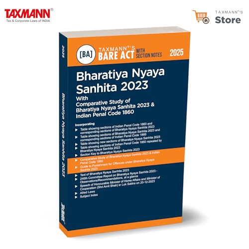 Taxmann's Bharatiya Nyaya Sanhita 2023 [Bare Act with Section Not...